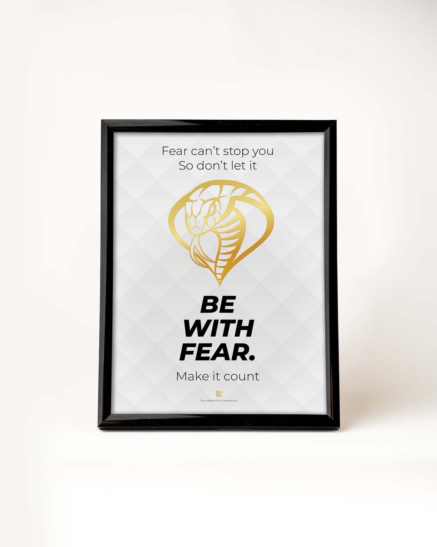 Poster 'Be with fear' | Wit