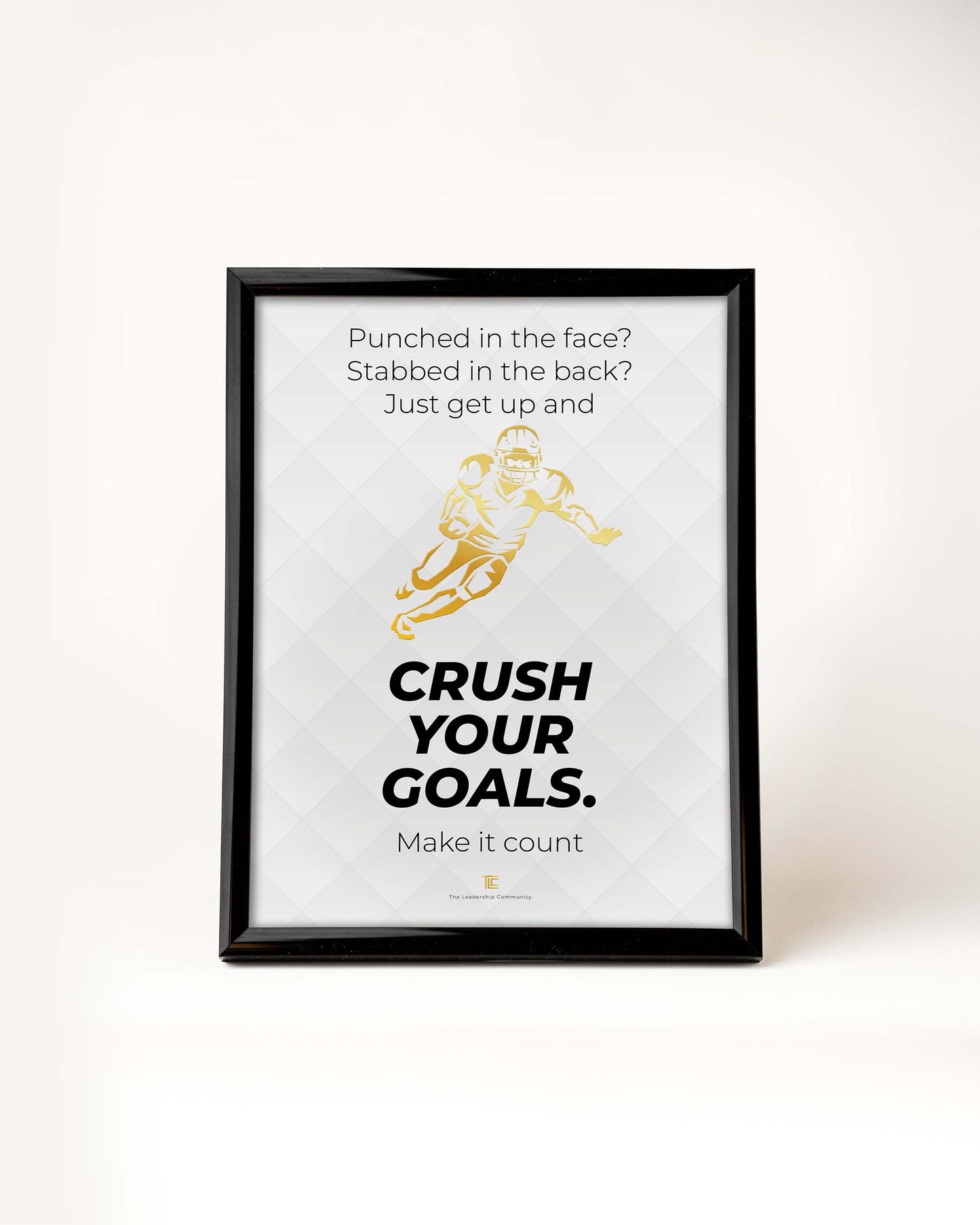 Poster 'Crush your goals' | Wit