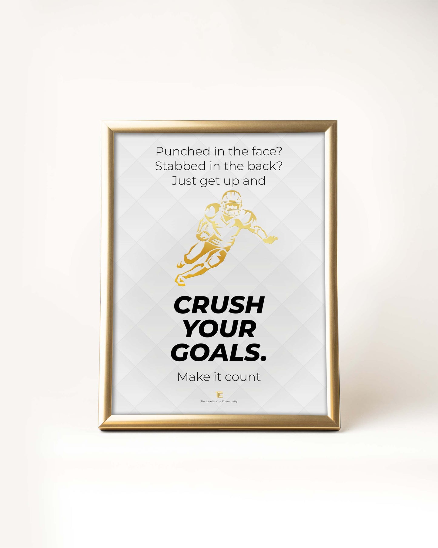 Poster 'Crush your goals' | Wit