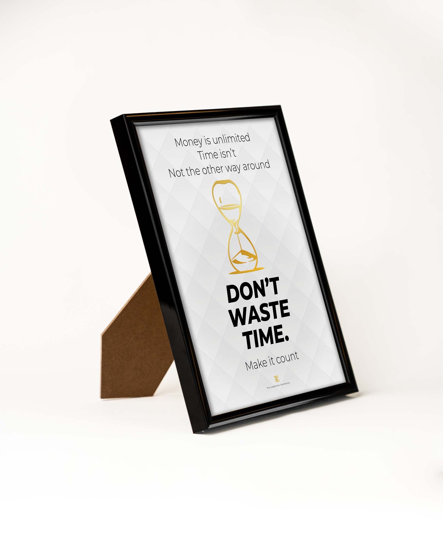 Poster 'Don't waste time' | Wit
